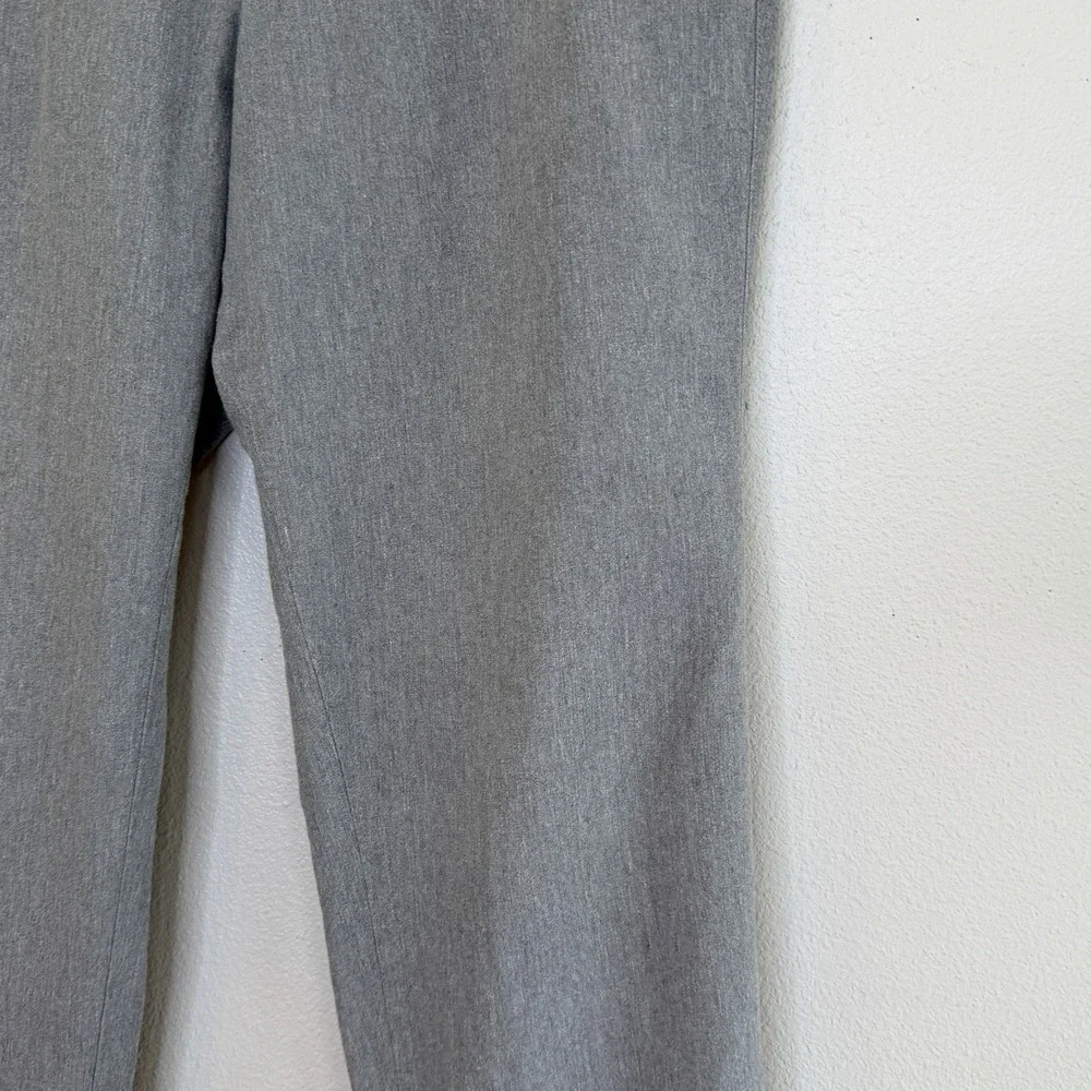 Marc Anthony Chino Pants Mens 34x32 Light Gray Linen Blend Slim Fit Straight Leg